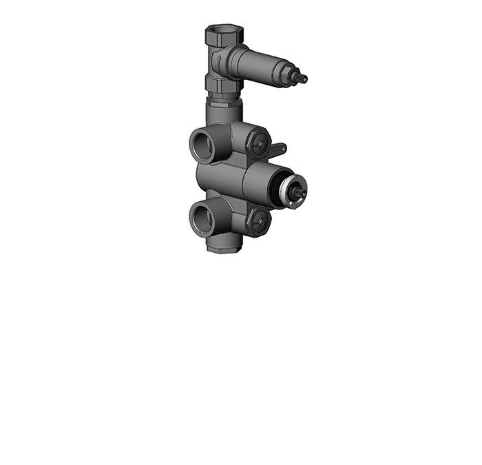 3/4" thermostatic with 1 flow control